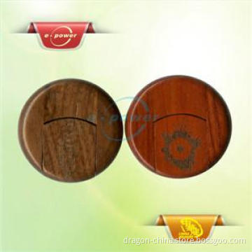 E-Power Smile Face Round Shape Wood USB Stick U766